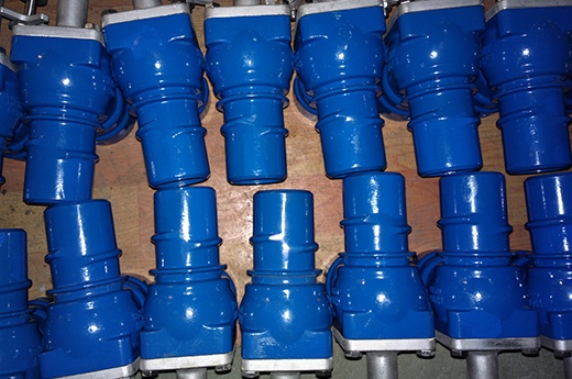 ductile iron casting shell angle valve
