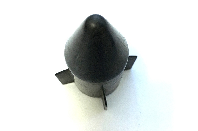 conical plastic valve body