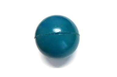 blue rubber ball