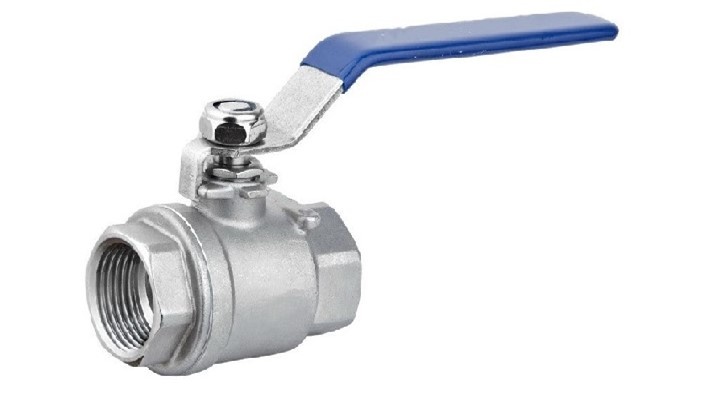 2 pcs steel ball valve