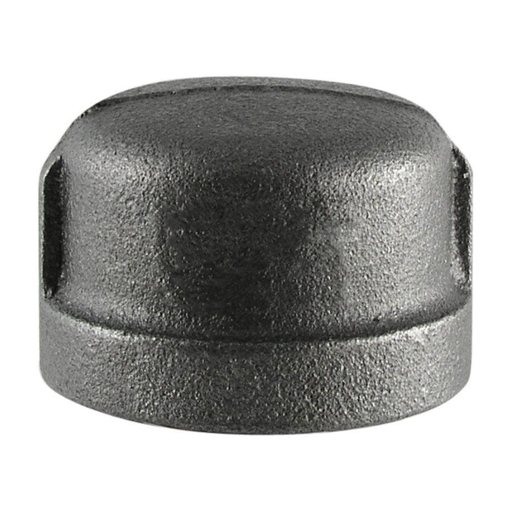 Malleable cast iron cap
