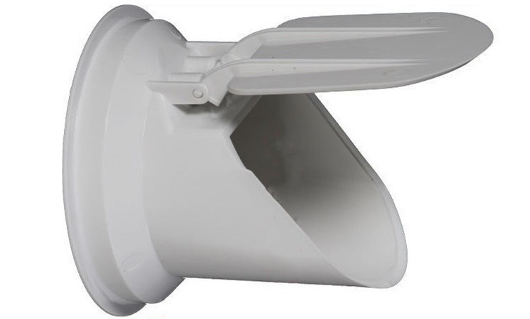Plastic check valves for toilets