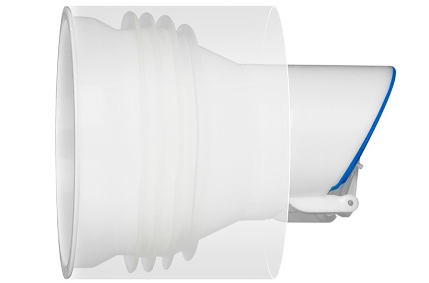 Plastic check valves for toilets