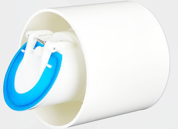 Plastic check valves for toilet