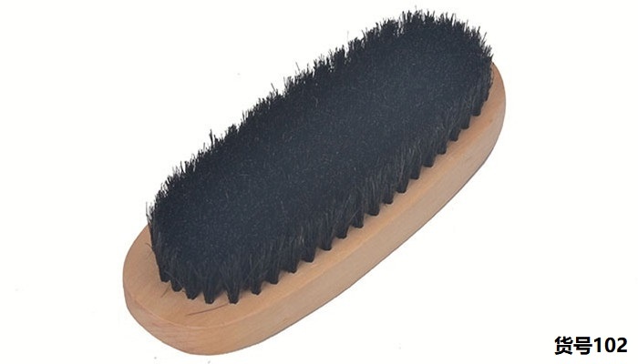 Shoe polish brush