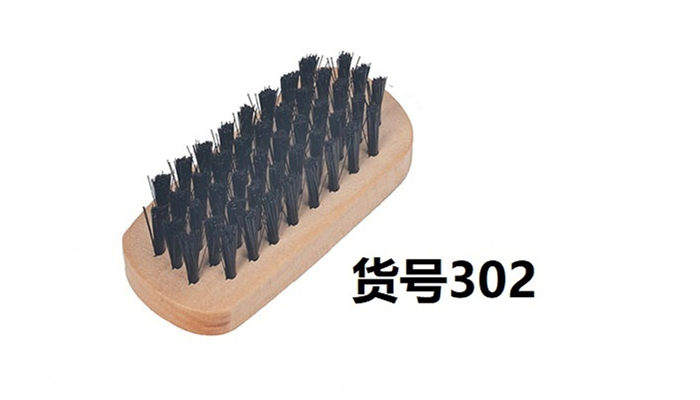 Shoe polish brush